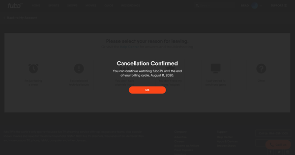 Complete the Cancellation