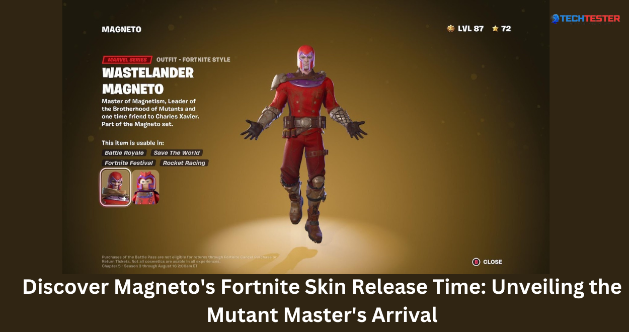 Discover Magneto’s Fortnite Skin Release Time: Unveiling the Mutant Master’s Arrival